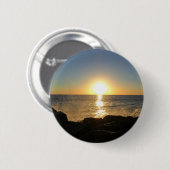 Venice Beach Sunset Ronde Button 5,7 Cm (Voorkant /achterkant)