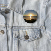 Venice Beach Sunset Ronde Button 5,7 Cm (In situ)