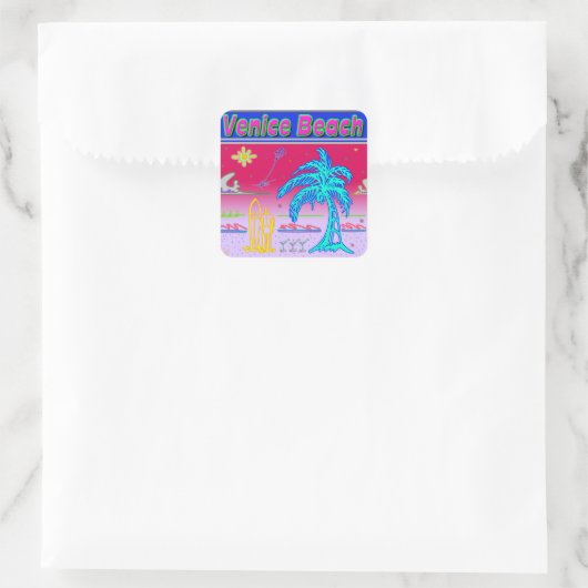 "Venice Beach" Surfer Sticker (Tas)