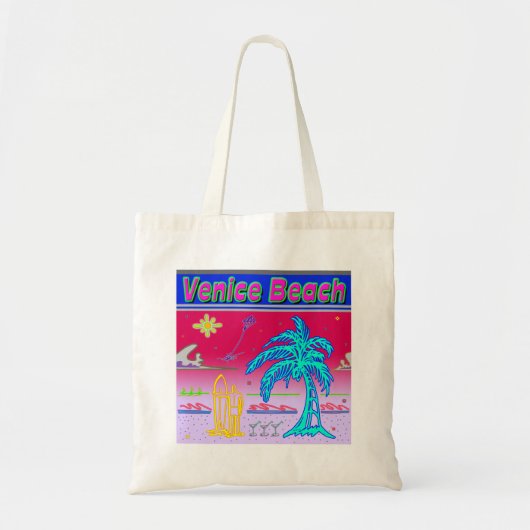 "Venice Beach" Surfertas Tote Bag (Voorkant)