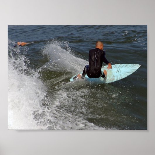 Venice Beach Surfing Poster (Voorkant)