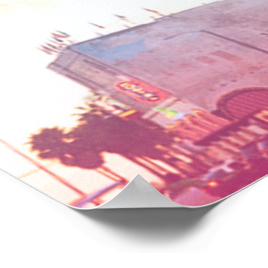 Venice Beach-teken Poster (Hoek)