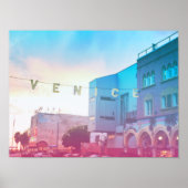 Venice Beach-teken Poster (Voorkant)