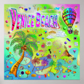 Venice Beach Tijdloos Melodie Poster (Voorkant)