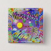 Venice Beach Tijdloze Melodie Button (Voorkant)