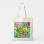 Venice Beach Tijdloze Melodie Canvas tas (Achterkant)