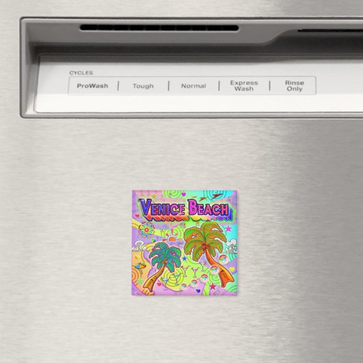 Venice Beach Vacking Target Magnet (Insitu (Vaatwasser))