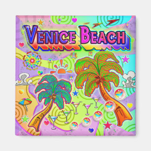 Venice Beach Vacking Target Magnet