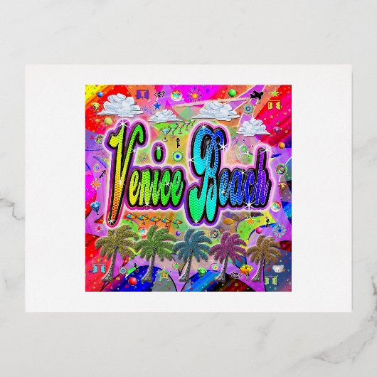 Venice Beach Vista Express Briefkaart (Voorkant)