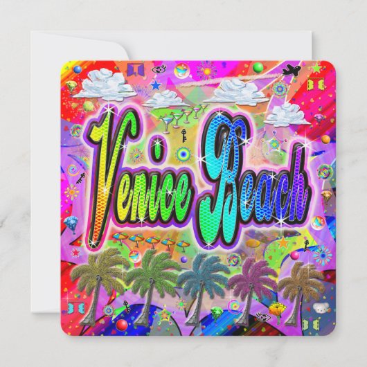 Venice Beach Vista Express Vakantie Kaart (Voorkant)