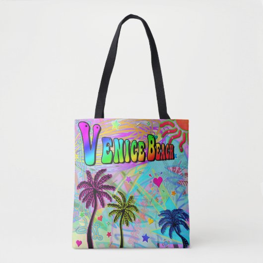 Venice Beach Vivid Romance Canvas tas (Voorkant)