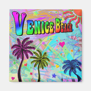 Venice Beach Vivid Romance Magnet