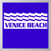 Venice Beach Waves Poster (Voorkant)