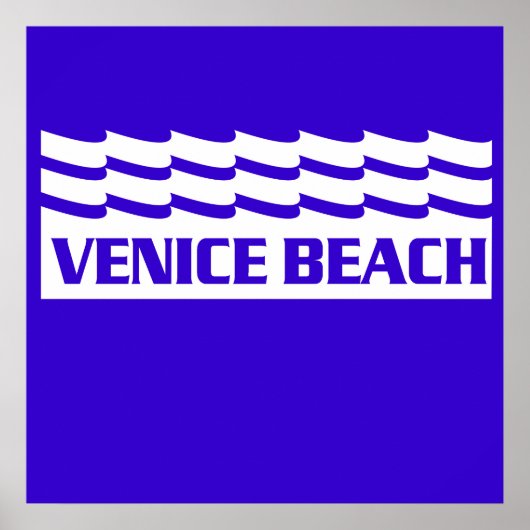 Venice Beach Waves Poster (Voorkant)