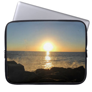 Venice Beach Zonsondergang Laptop Sleeve