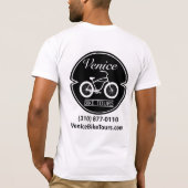 Venice Bike Tours T-shirt (Achterkant)