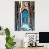 Venice Blue-deur Poster (Thuiskantoor)