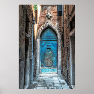 Venice Blue-deur Poster