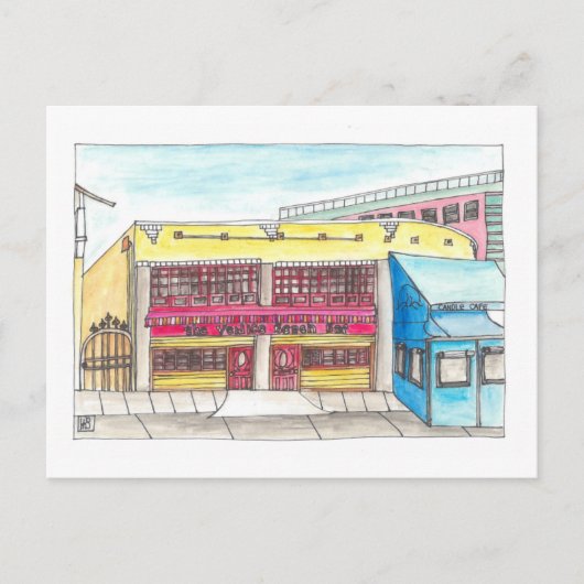 Venice Boardwalk #3 Briefkaart (Voorkant)