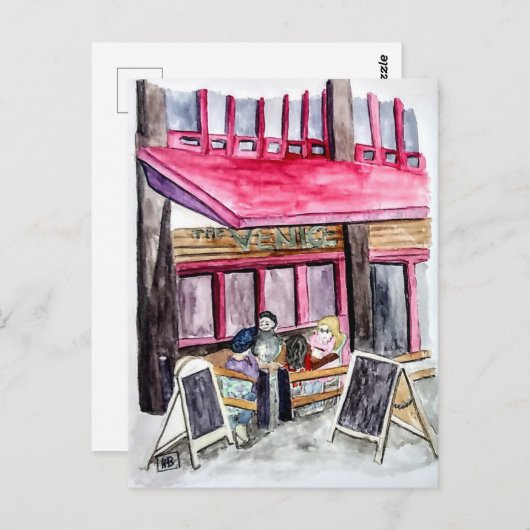 Venice Boardwalk Briefkaart (Voorkant / Achterkant)