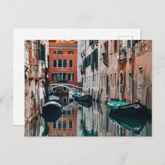 Venice Boats Briefkaart (Voorkant / Achterkant)