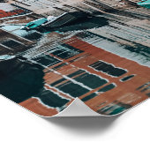 Venice Boats Poster (Hoek)