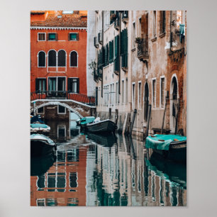 Venice Boats Poster