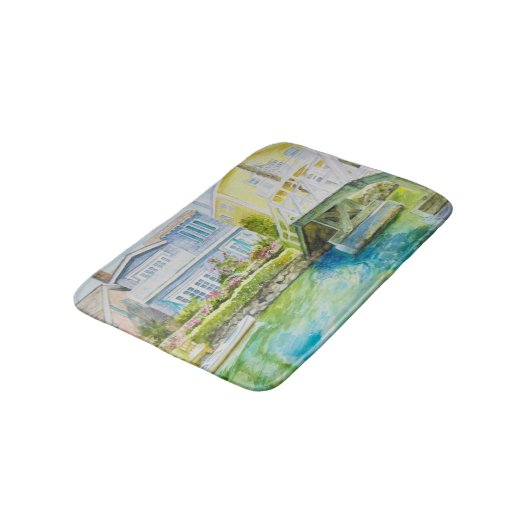 Venice Bridge Badmat (Gekanteld)