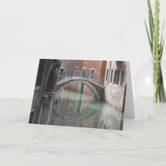 Venice bridge - notecard kaart