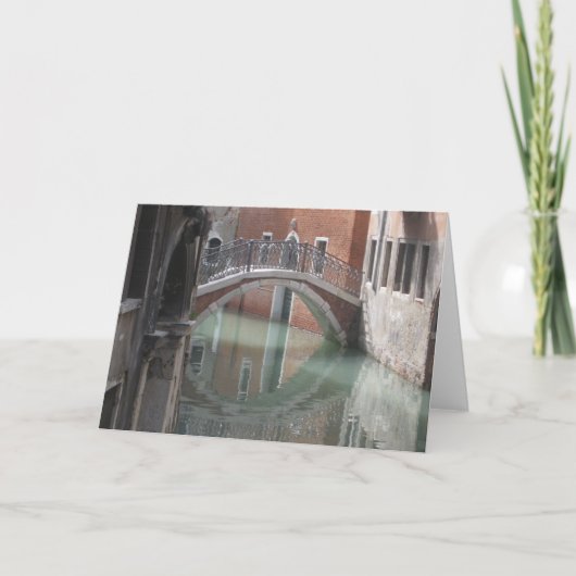 Venice bridge - notecard kaart (Voorkant)