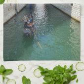 Venice Bridge of Sighs uitzicht theedoek (Gevouwen)