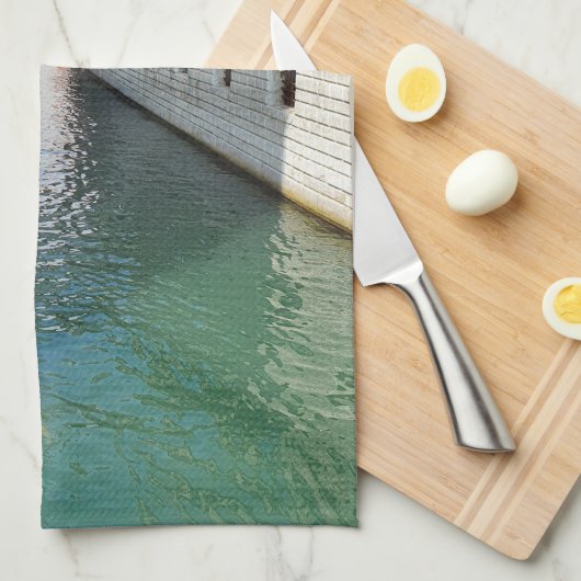 Venice Bridge of Sighs uitzicht theedoek (Quarter Fold)