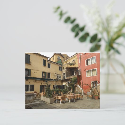 Venice Cafe Briefkaart (Staand voorkant)