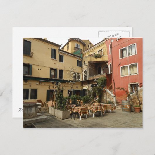 Venice Cafe Briefkaart (Voorkant / Achterkant)