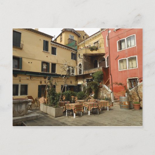 Venice Cafe Briefkaart (Voorkant)