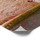 Venice Canal Architecture Ristorante Street Poster (Hoek)