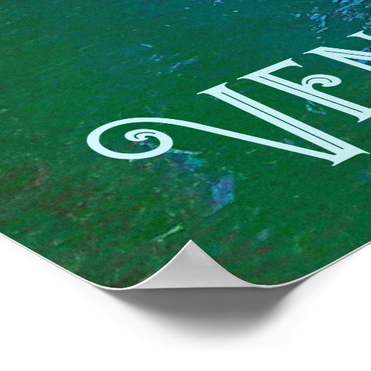 Venice Canal Gondolas Covered Skywalk Palazzos Poster (Hoek)