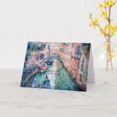 Venice Canal Kaart (Gele Bloem)