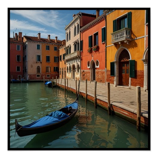 Venice Canal Perfect Poster (Voorkant)