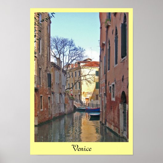 Venice Canal Poster (Voorkant)