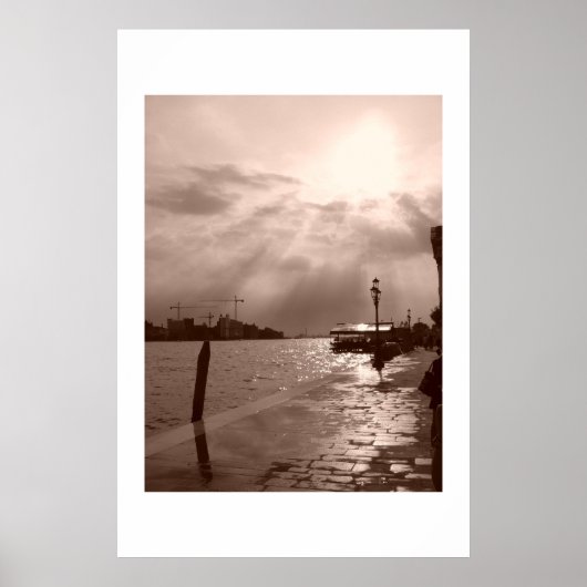 Venice Canal Poster (Voorkant)