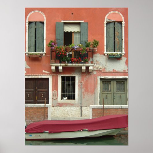 Venice Canal Poster (Voorkant)
