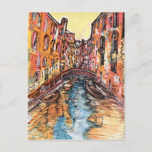 Venice Canals Briefkaart (Voorkant)