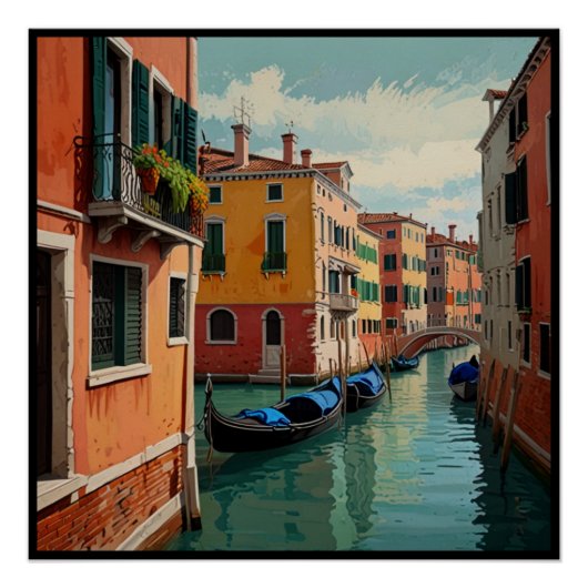 Venice Canals Perfect Poster (Voorkant)