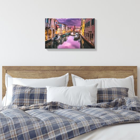 Venice Canvas Wall Art Afdruk (Insitu (Slaapkamer))
