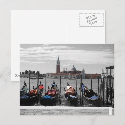 Venice Card Briefkaart (Voorkant / Achterkant)
