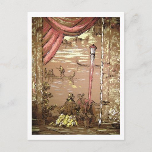 Venice Carnaval Briefkaart (Voorkant)