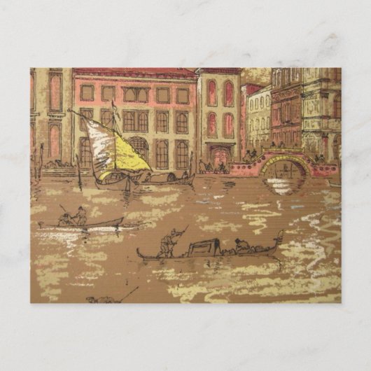 Venice Carnaval Briefkaart (Voorkant)