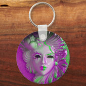 Venice Carnival Masker Sleutelhanger (Voorkant)