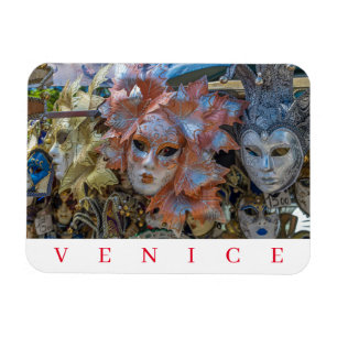 Venice Carnival-maskers koelkast magneet